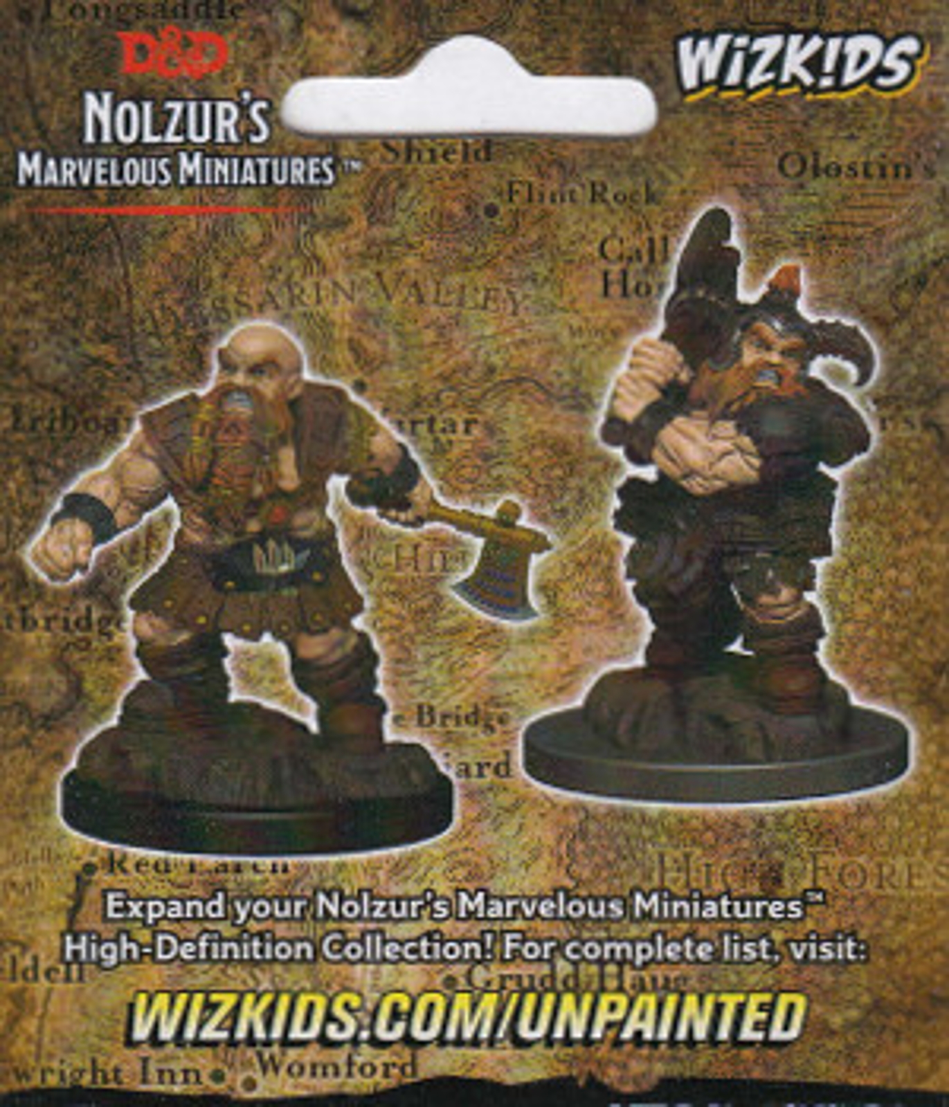 Dwarf Male Barbarian D&D Nolzur's Marvelous Miniatures Wizkids WZK73391 